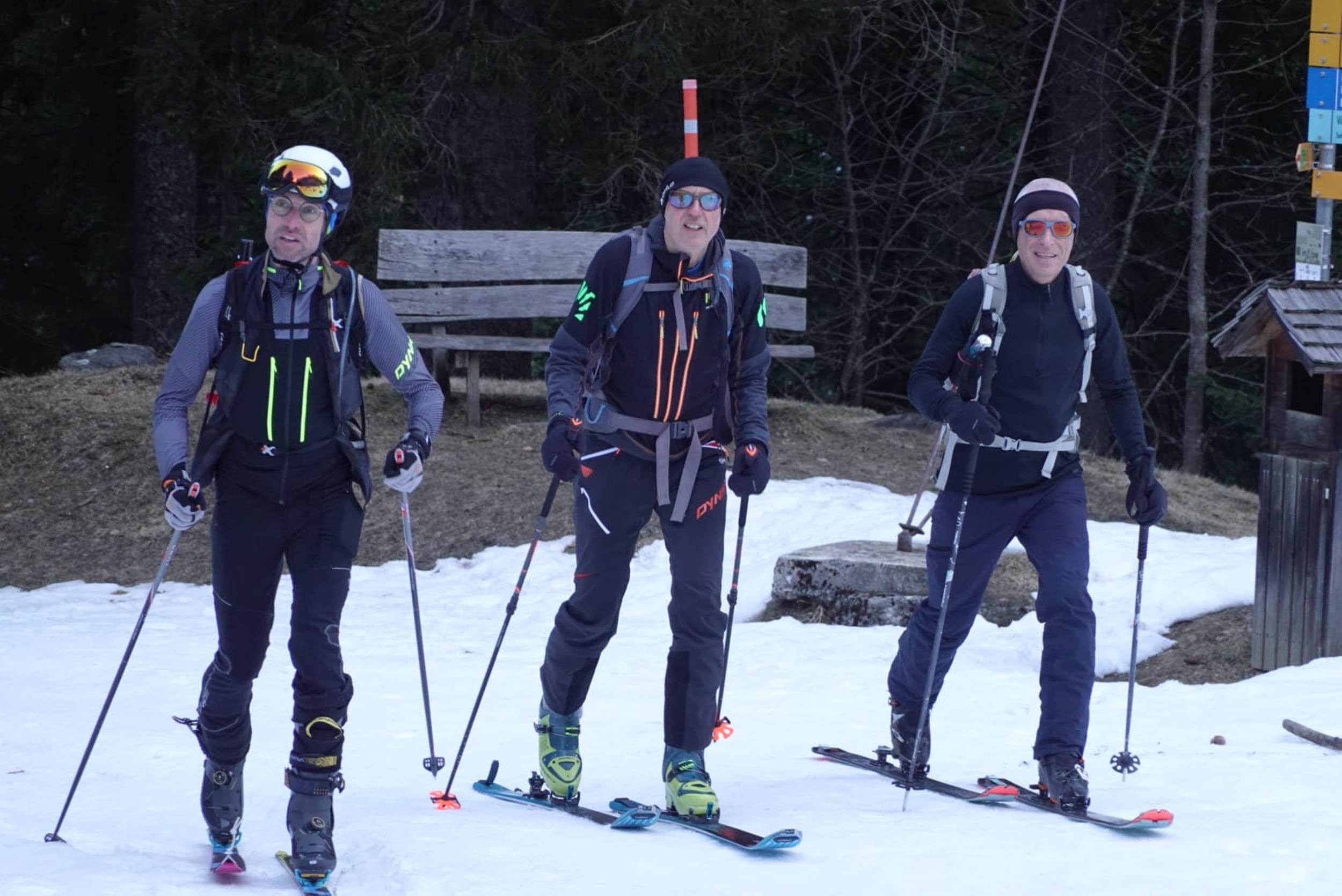 Sébastien, Eric, Bruno à Pont de Nant