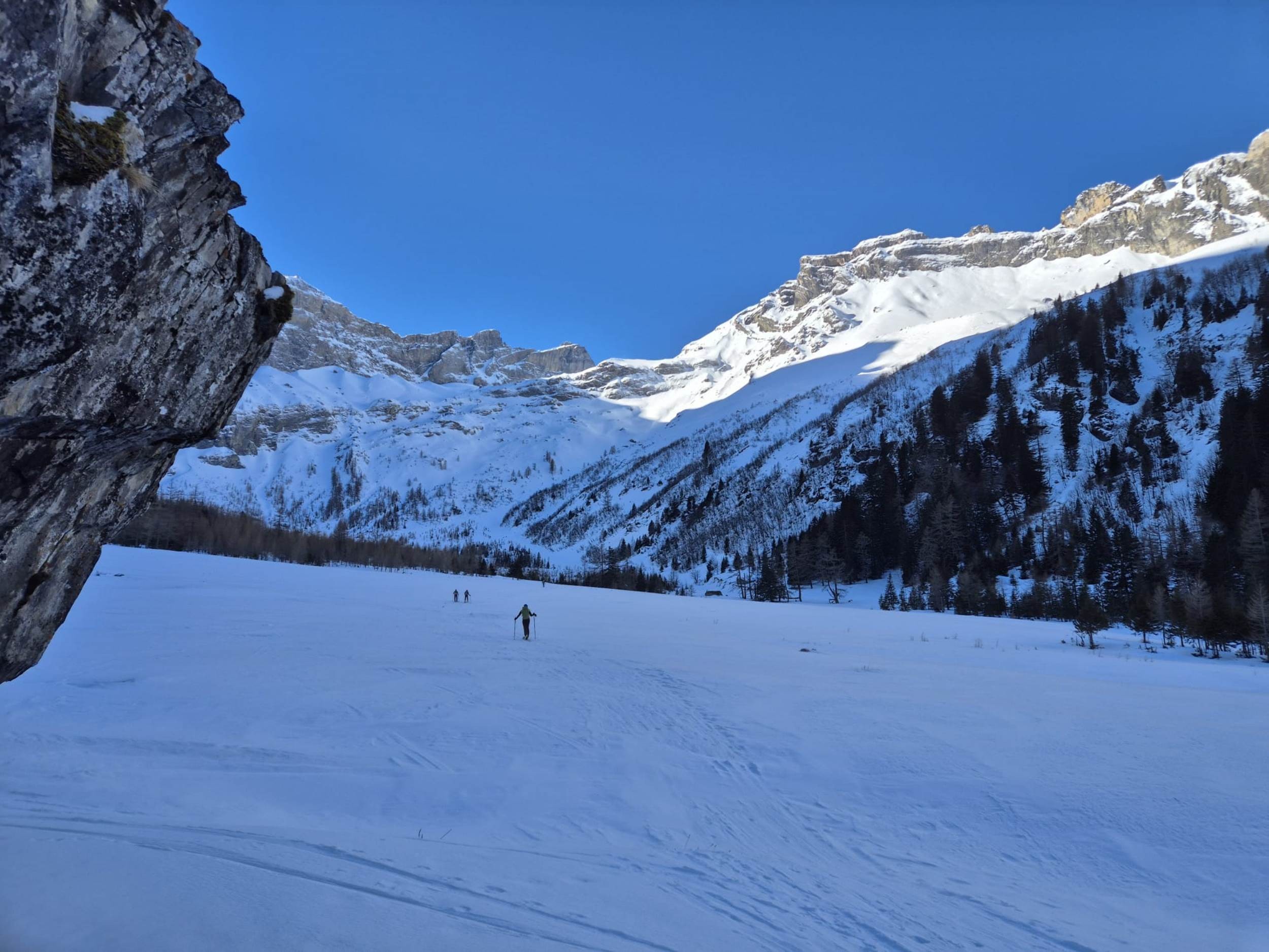 Alpage de Nant. Dents de Morcles au fond.