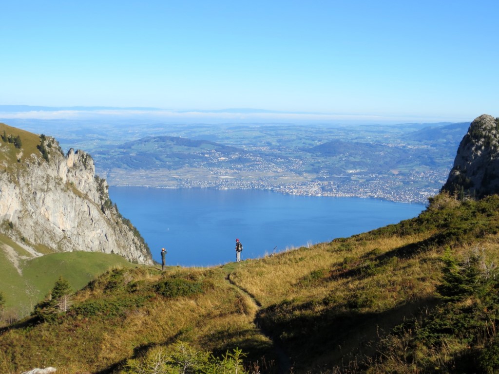 10.2 Léman et plateau depuis le Pas de Lovenex