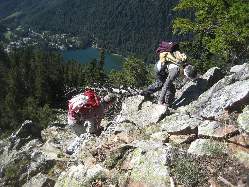 11-Champex et son lac bien en dessous