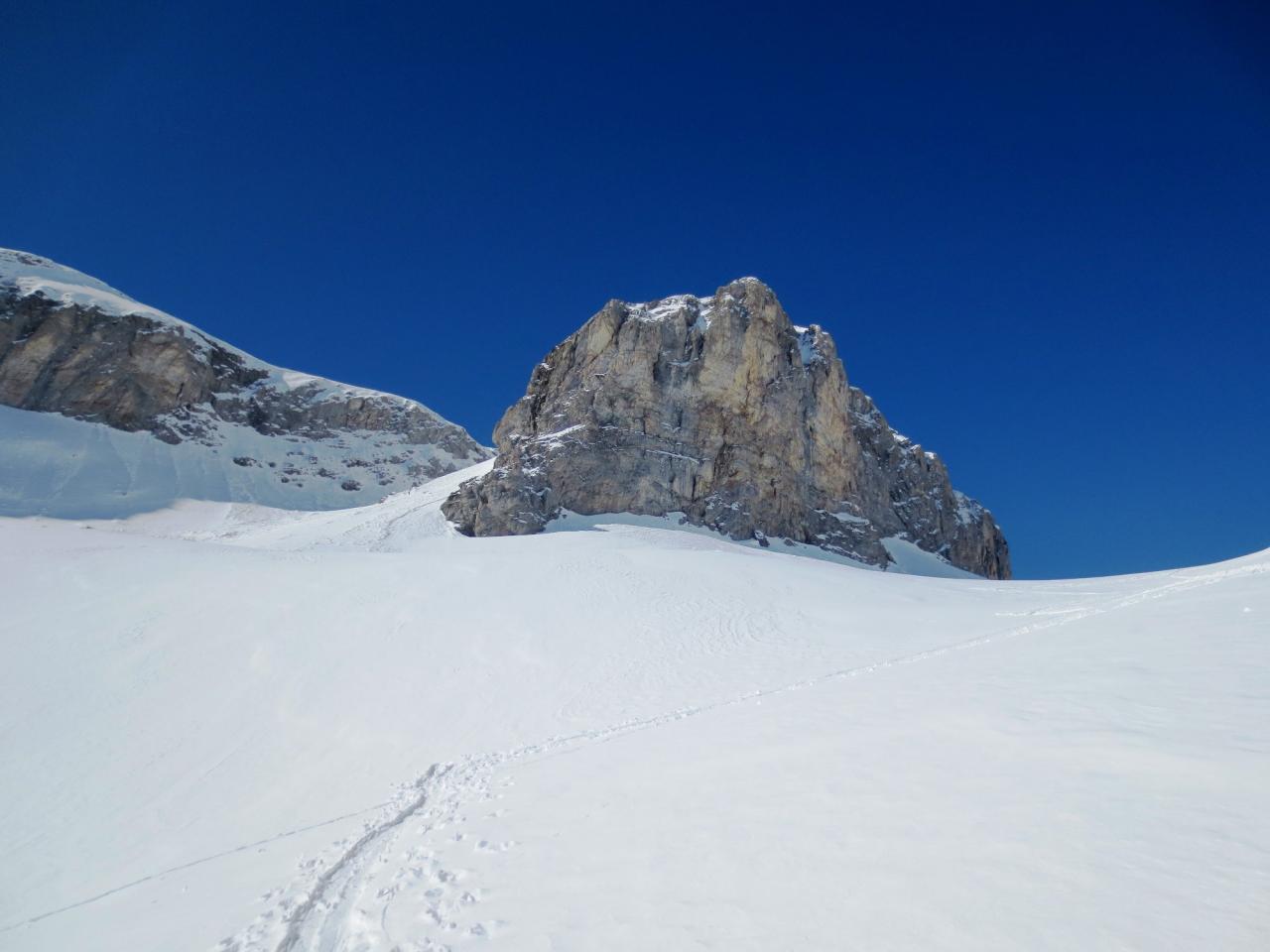 Le grand Château et les quelques cm de neige fraiche