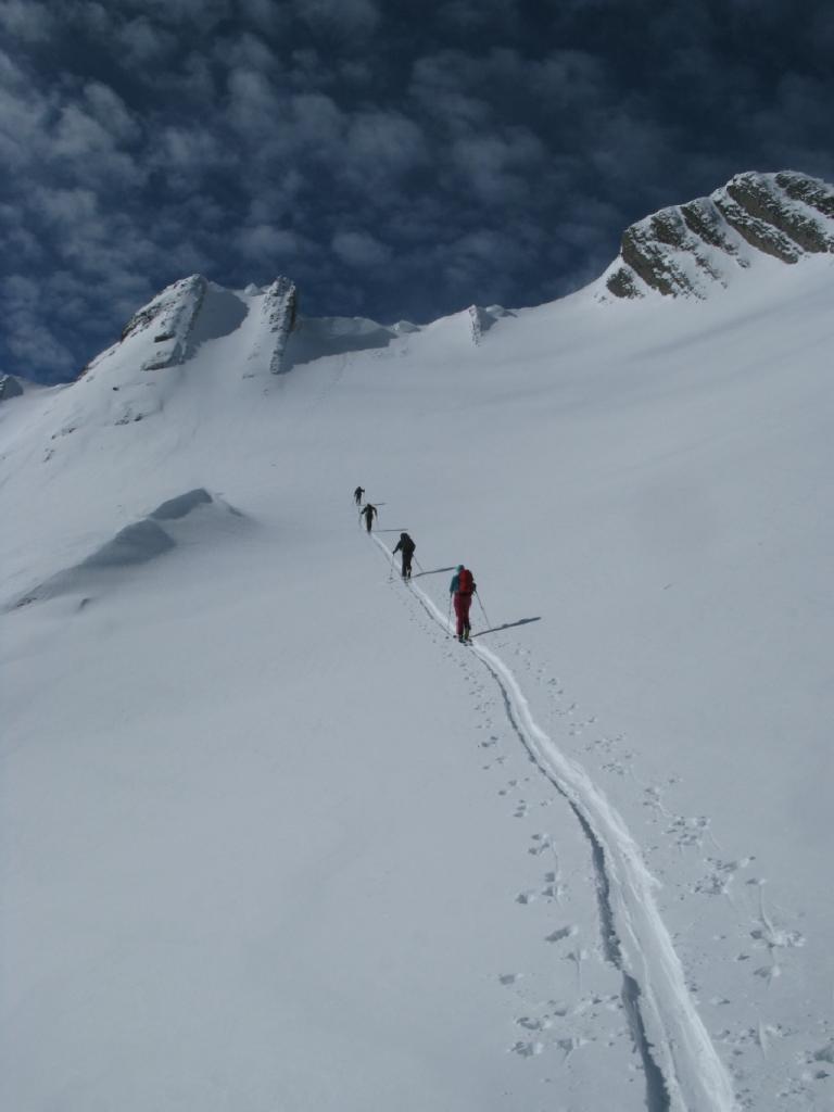 12 En vue du col nord des Chamois, avant le retour