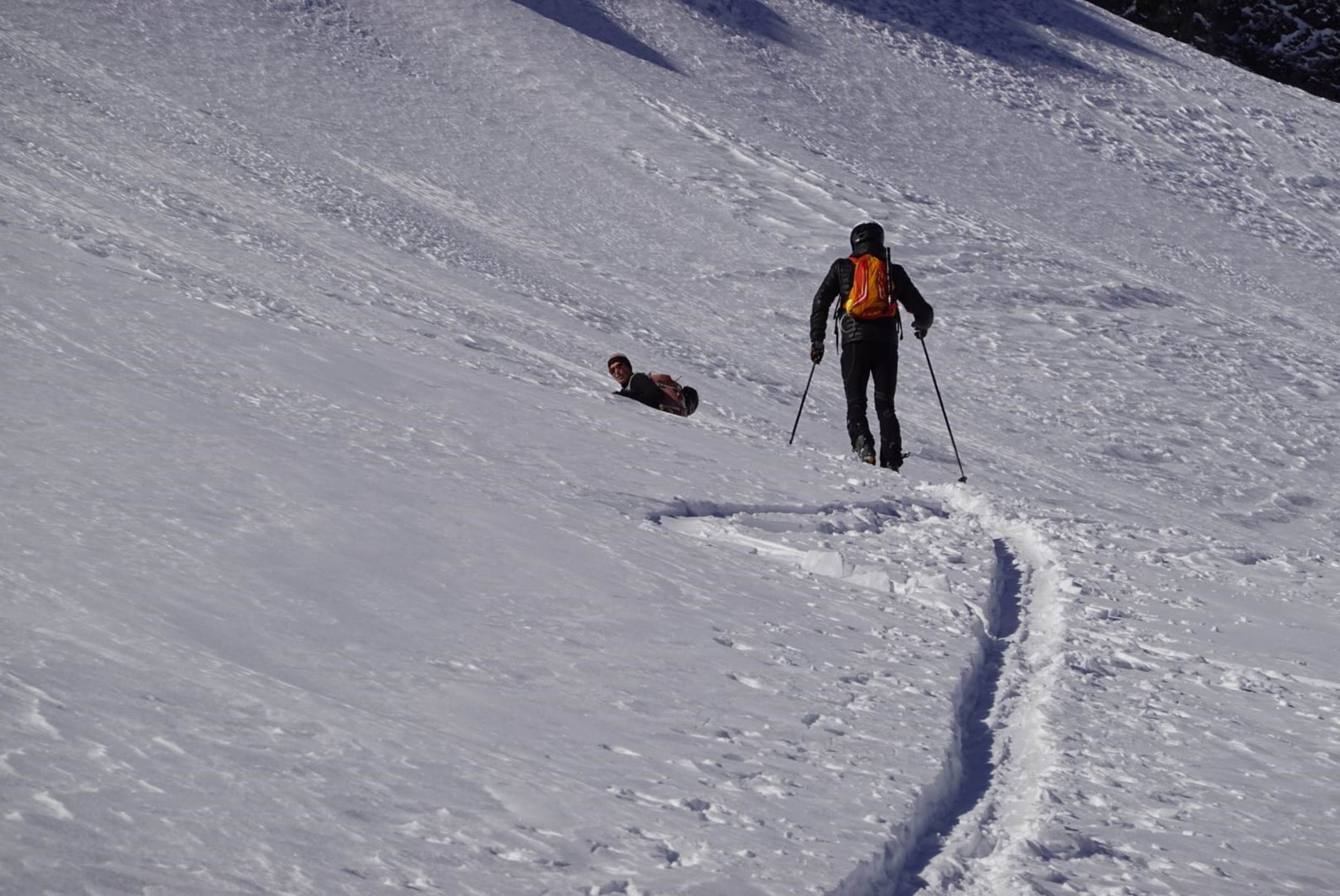 Neige soufflée partout