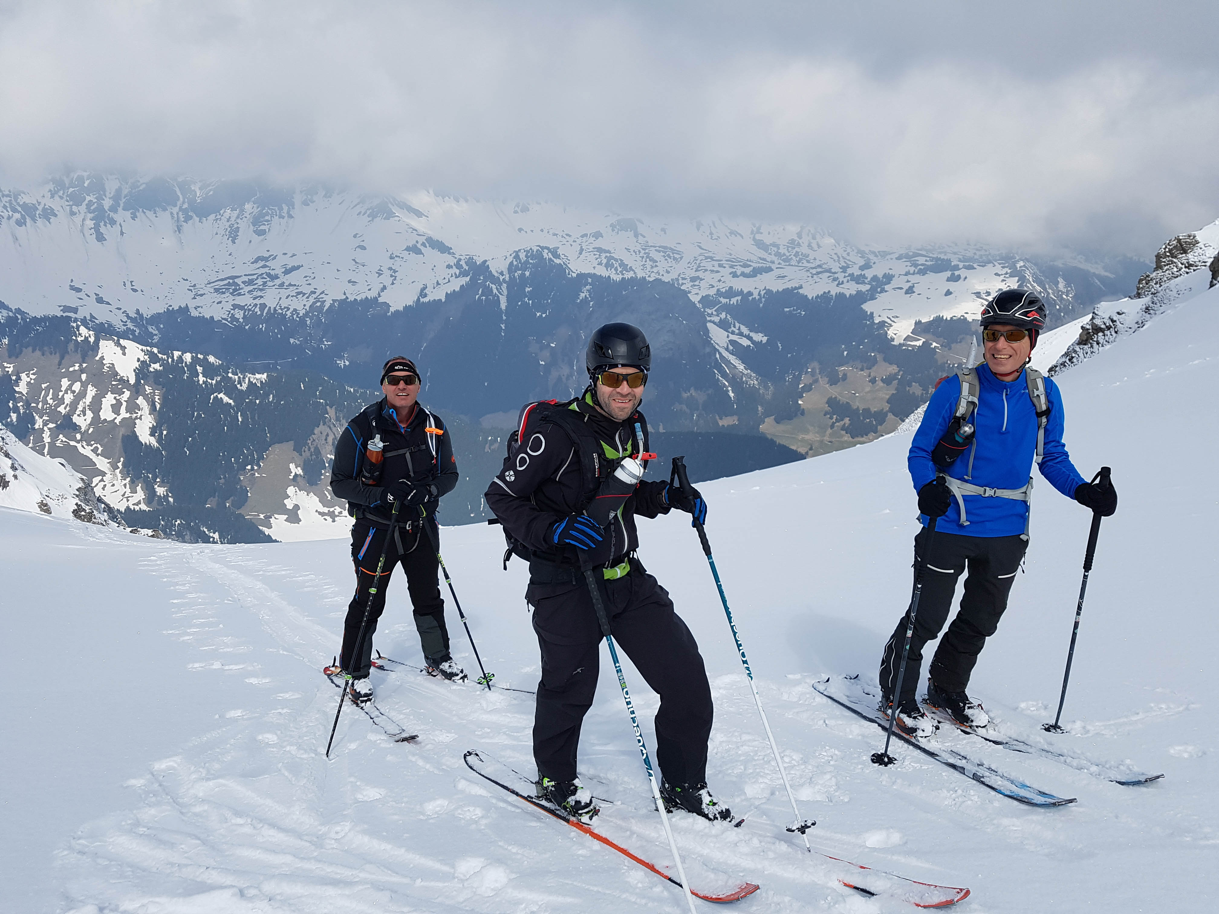 Stéphane, Patrick, Bruno, de bonne humeur