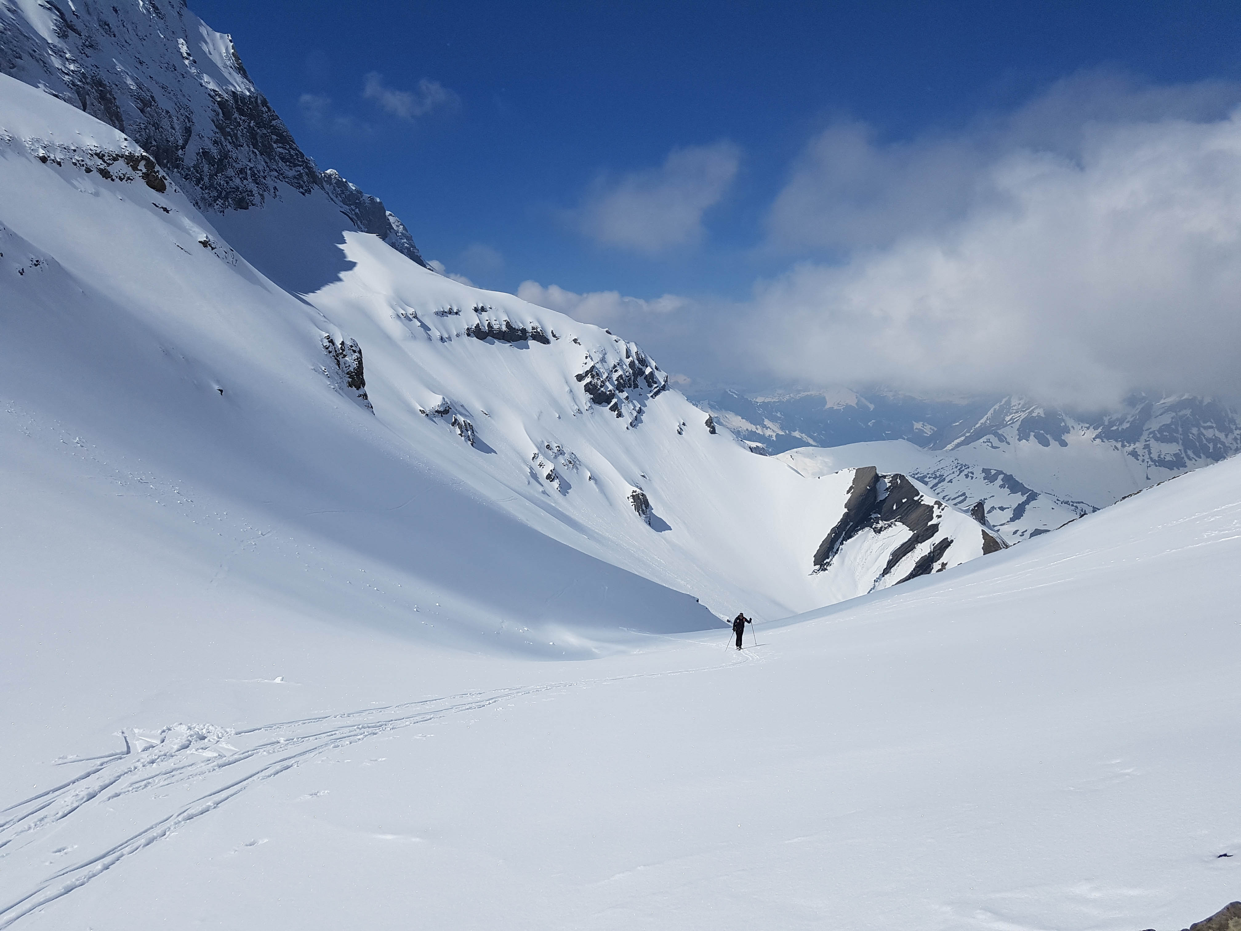 Vue sur Comba Mornay depuis le col