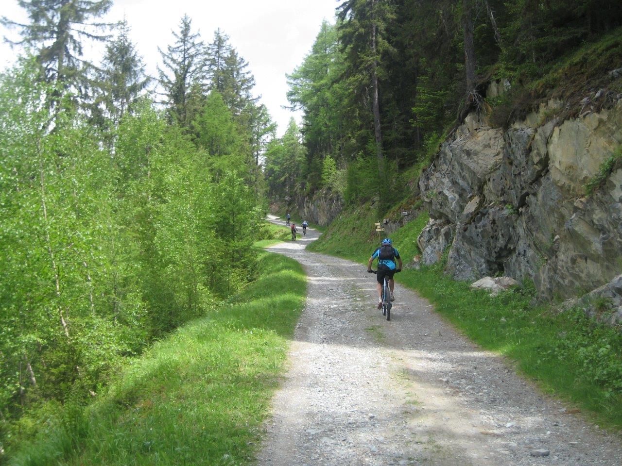 Montée sur les Esserts, après Vallorcine. Soutenu !