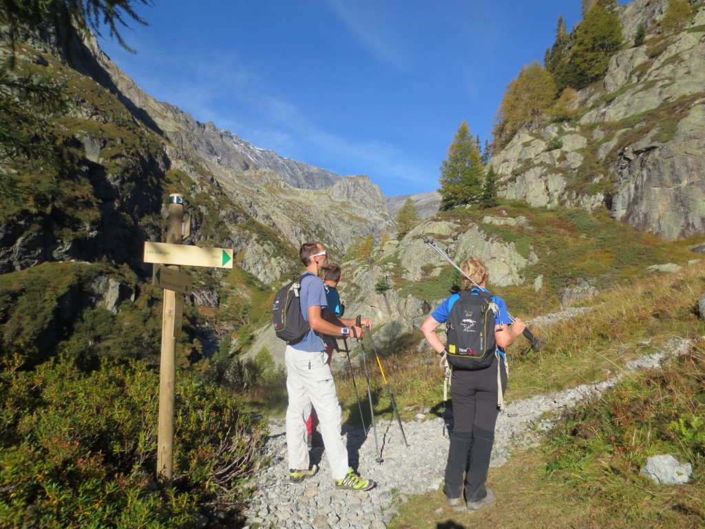 Val de Tré les Eaux, croisement pour les Granges