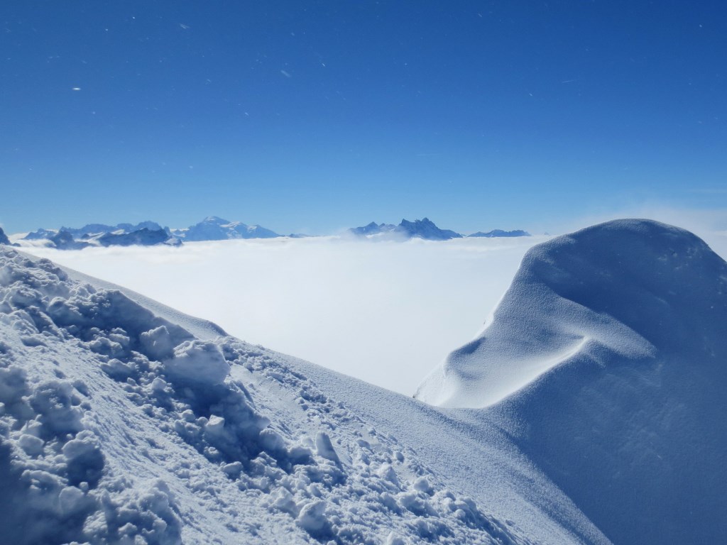 Dents du Midi depuis le sommet