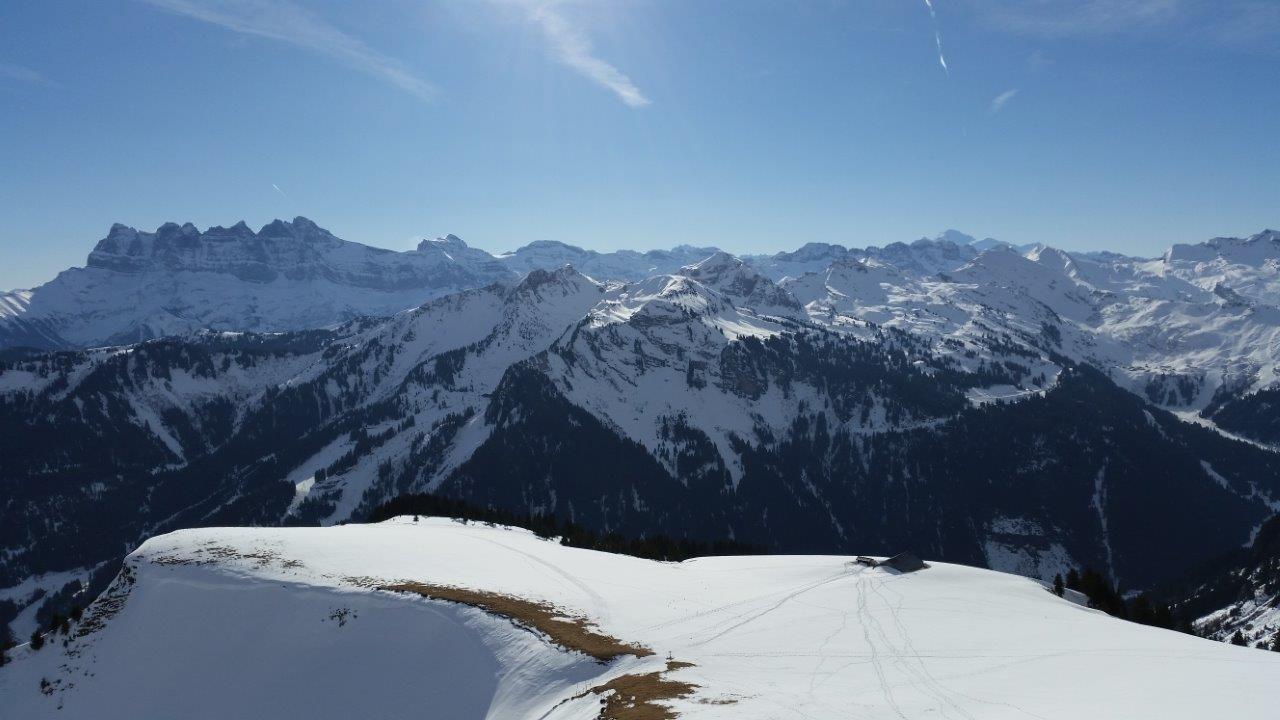 Les Dents du Midi depuis le sommet