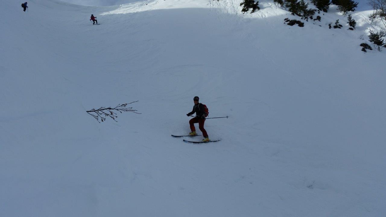 La descente du couloir