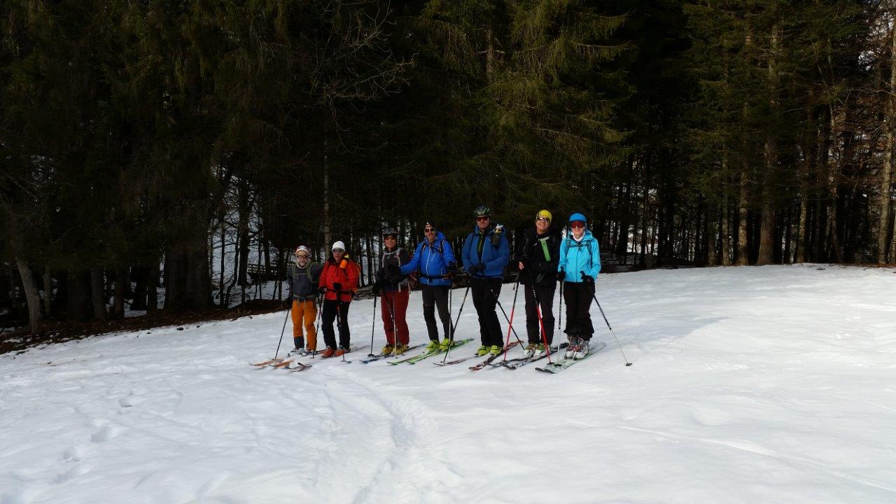 Le groupe peu avant l'arrivée