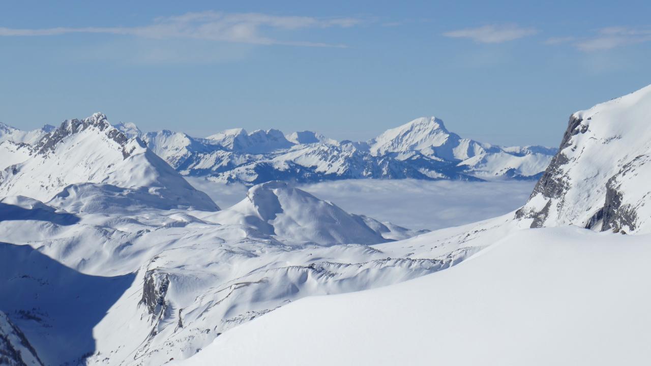 Argentine, Tour d'Anzeinde, vallée du Rhône, Mont de Grange