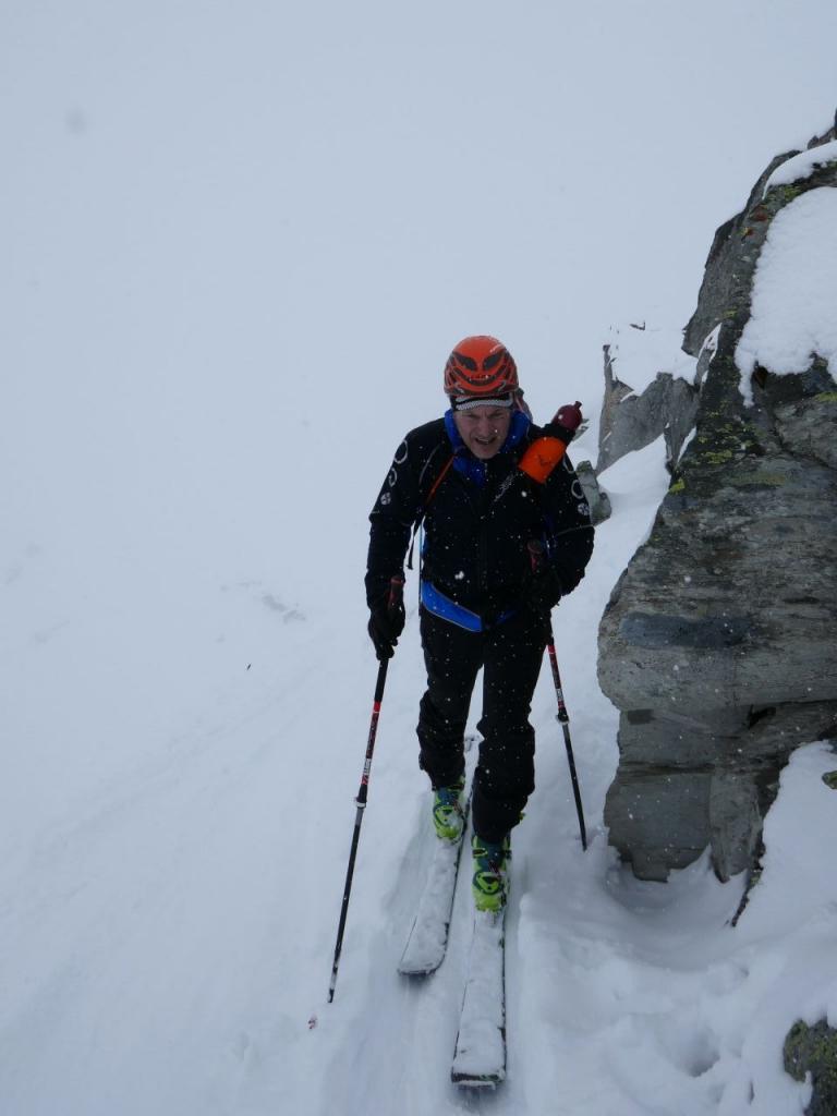 2018_03_025 Ski Rogneux CASCM, Vincent sur l'arête