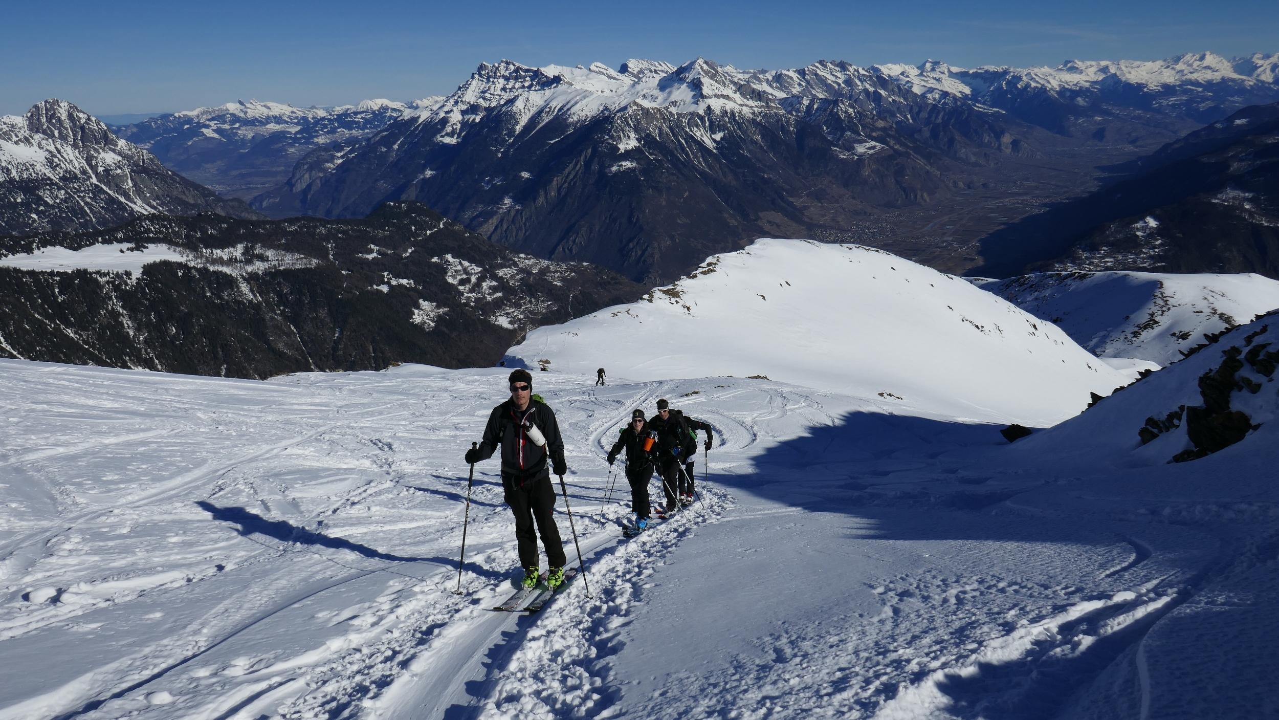 Frédéric et le groupe aux Combes