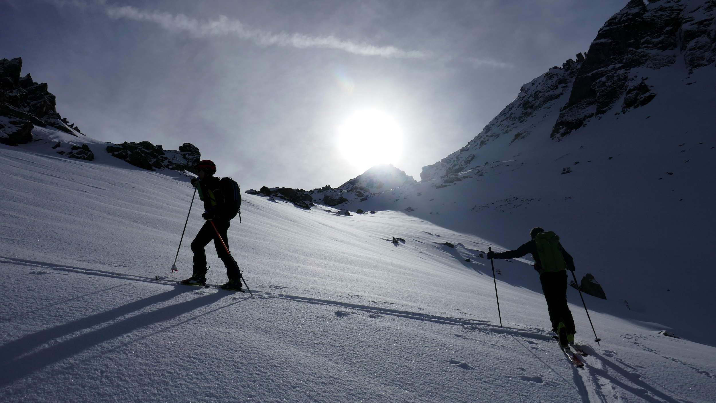 Approche du col entre Rosette et Louèrettes