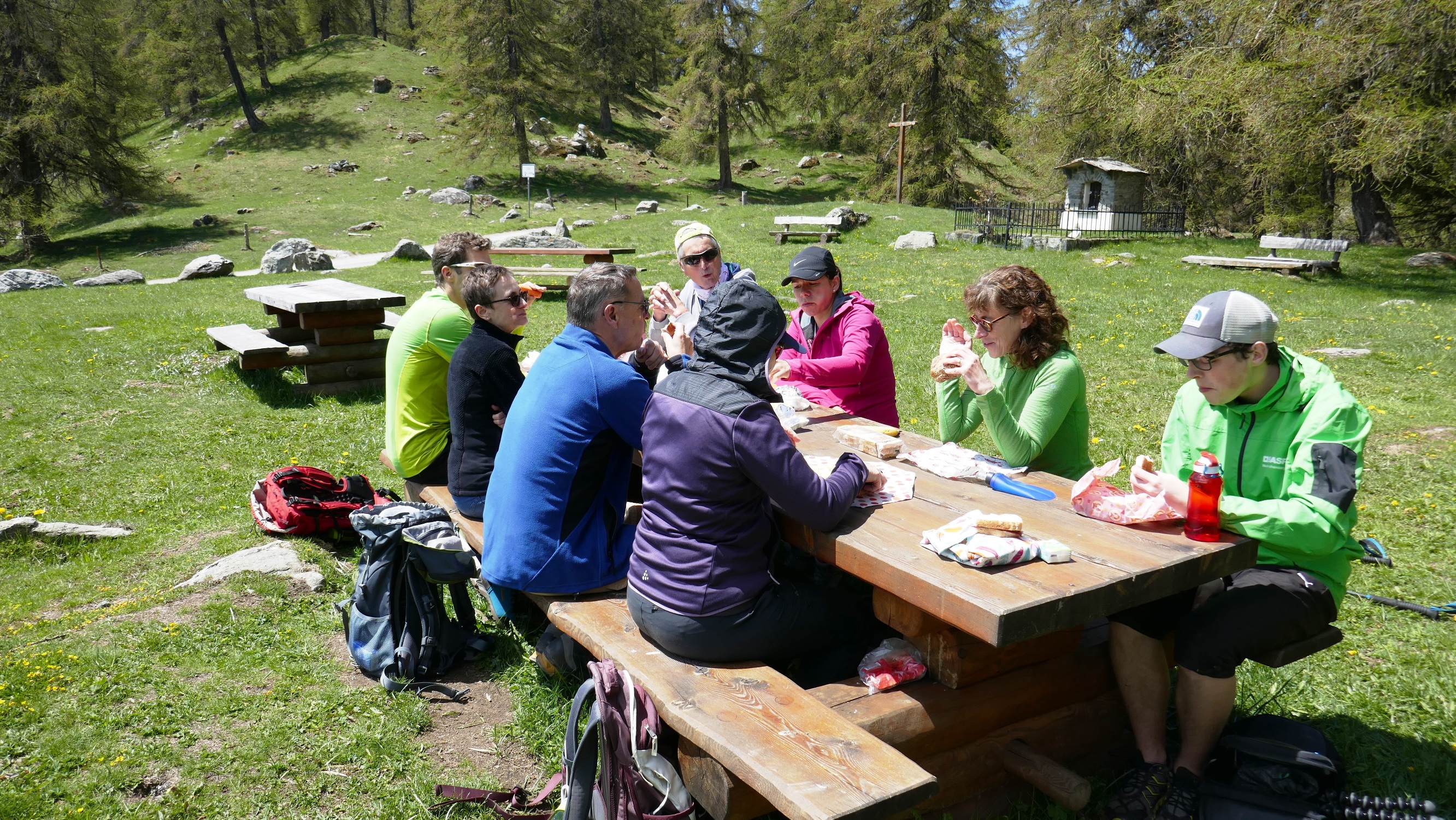 Pique-nique au col du Lein