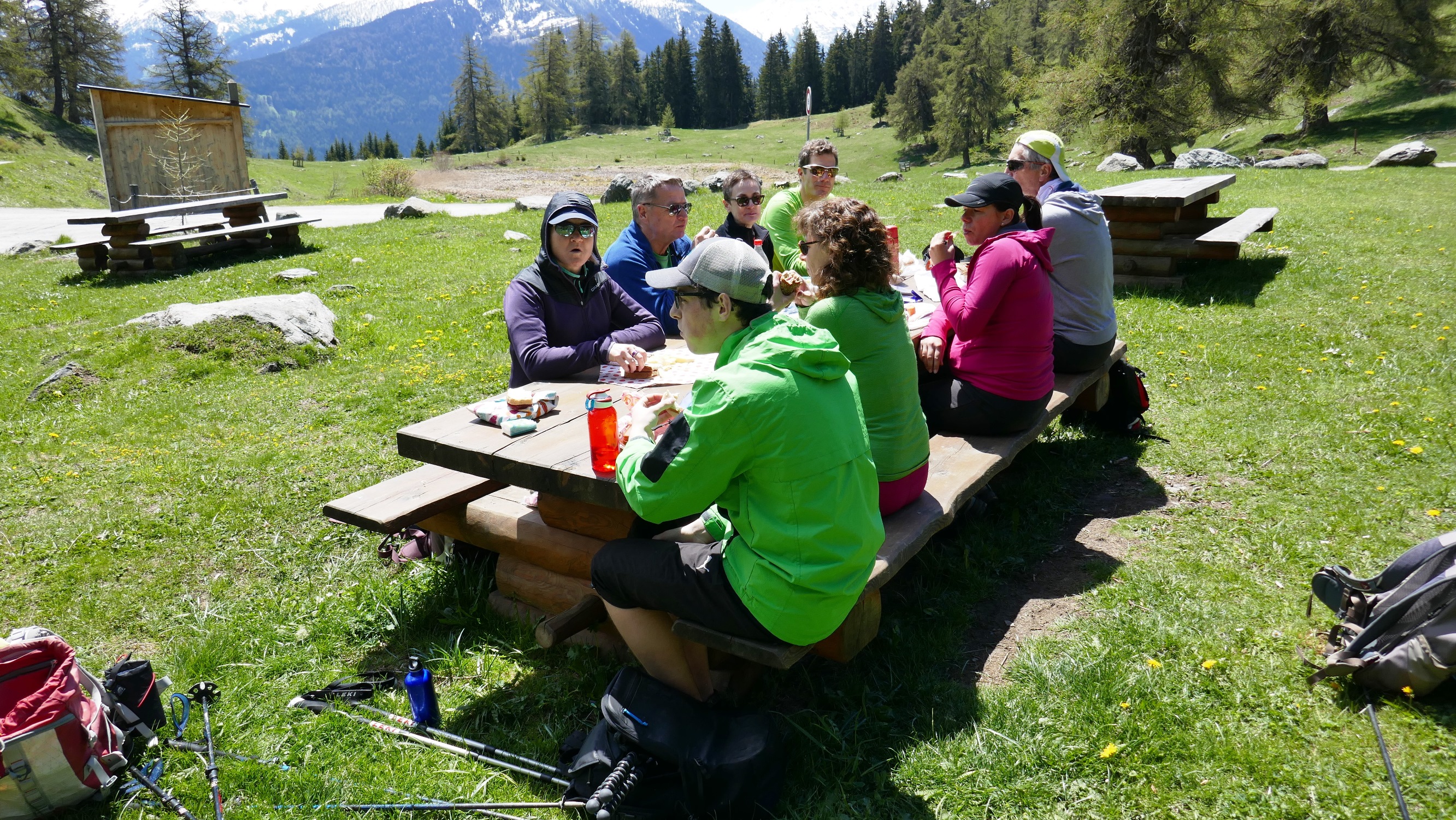 Pique-nique au col du Lein