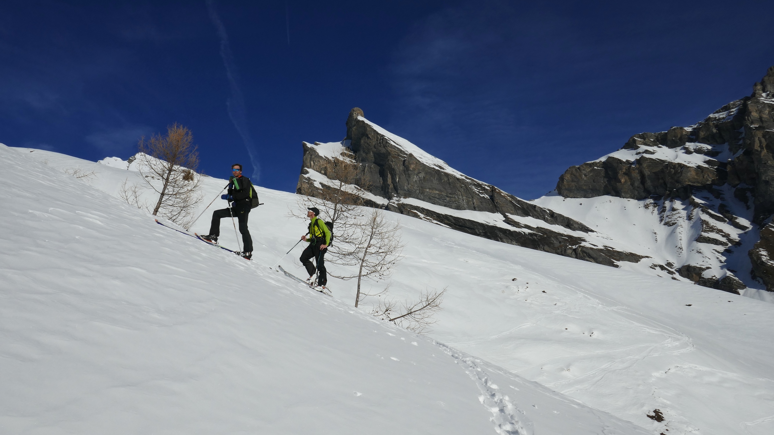 Boris et Sébastien. Dent de Chamosentse