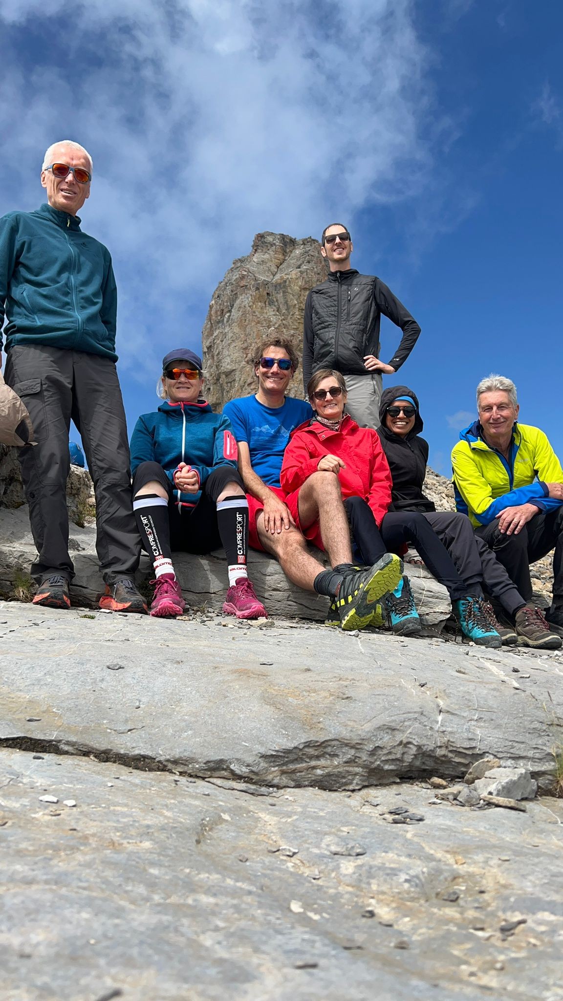 Bruno, Sylvie, Frédéric, Nicole, Bastien, Usha, Claude