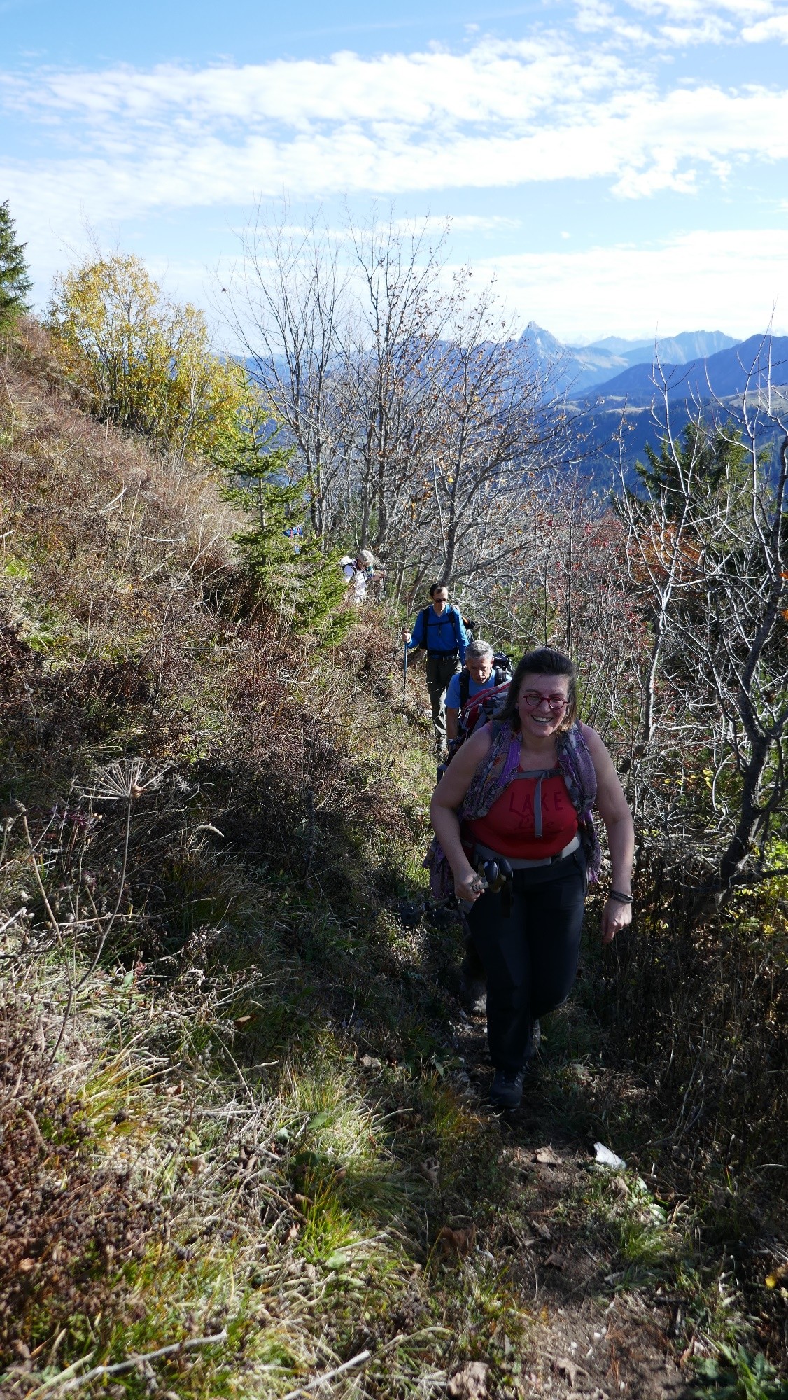 Sentier un peu moins facile par endroits