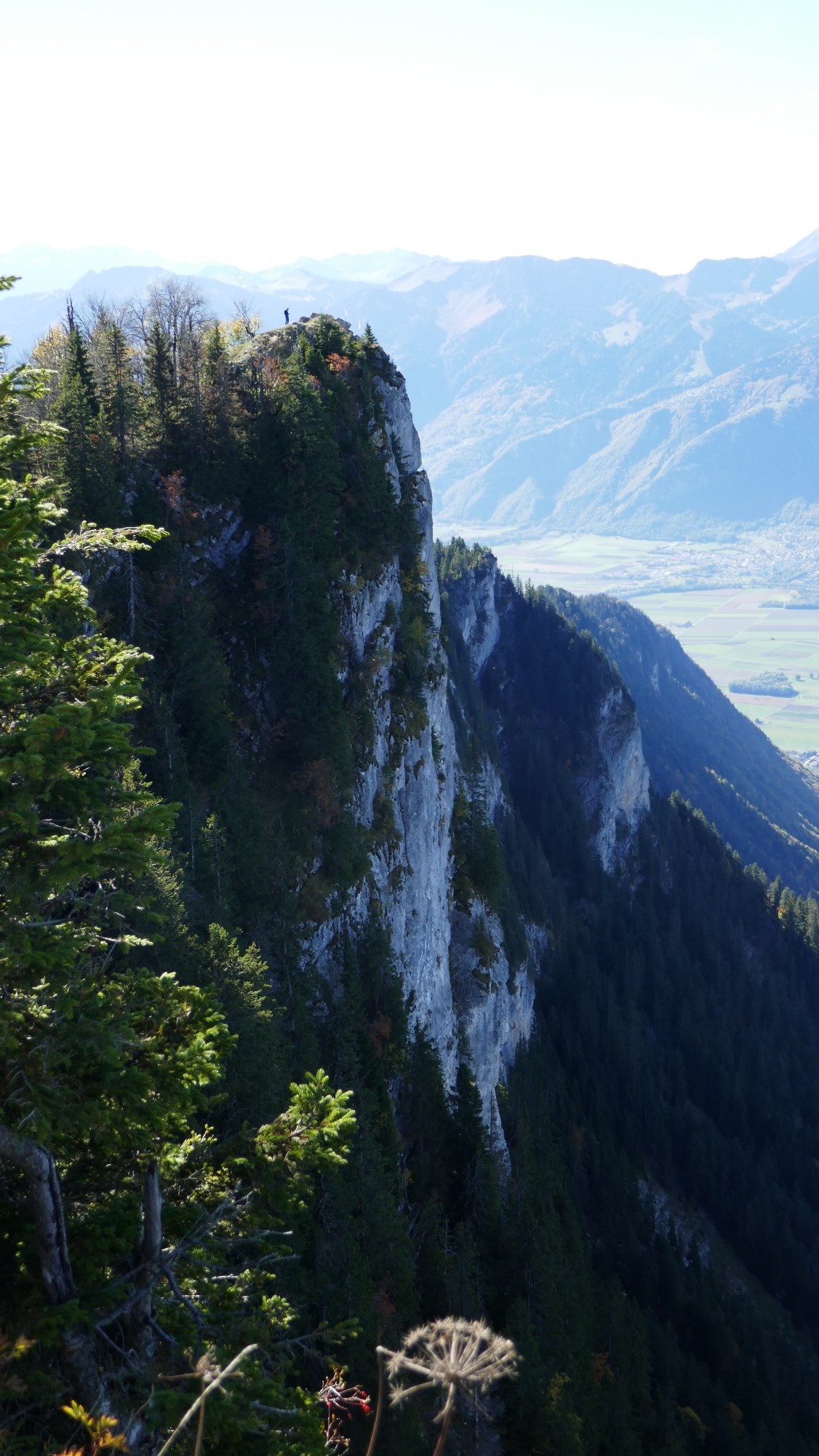 Le départ du base jump