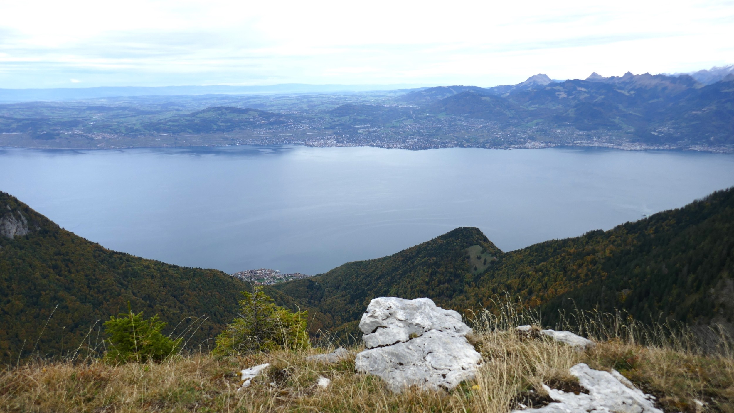 Léman et St Gingolph depuis le sommet