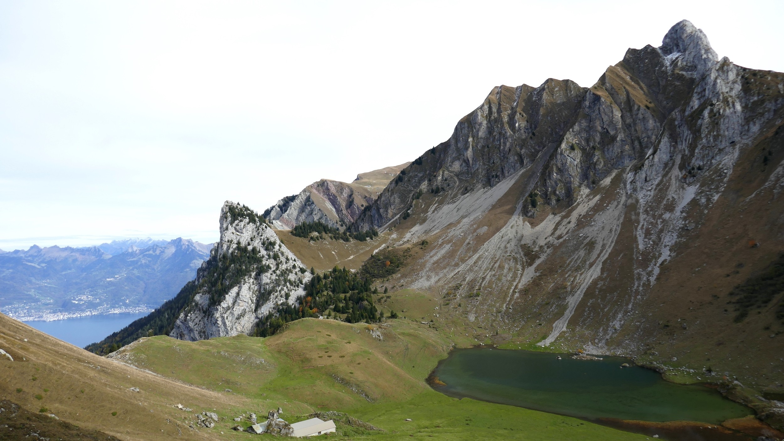 Léman, Rocher de la Croix, Mont Gardy, lac de Lovenex