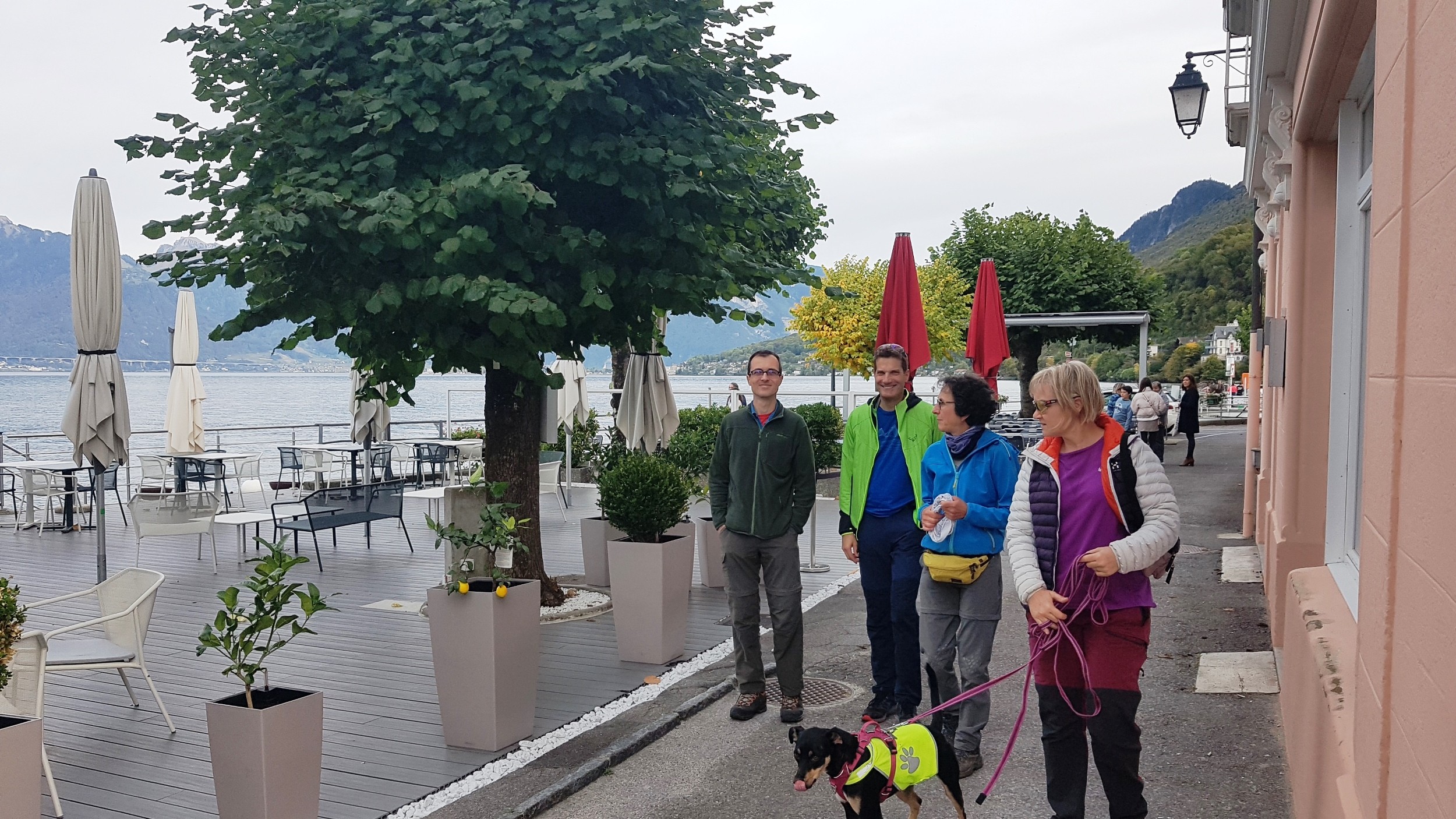 Bord du Léman à St Gingolph côté Suisse