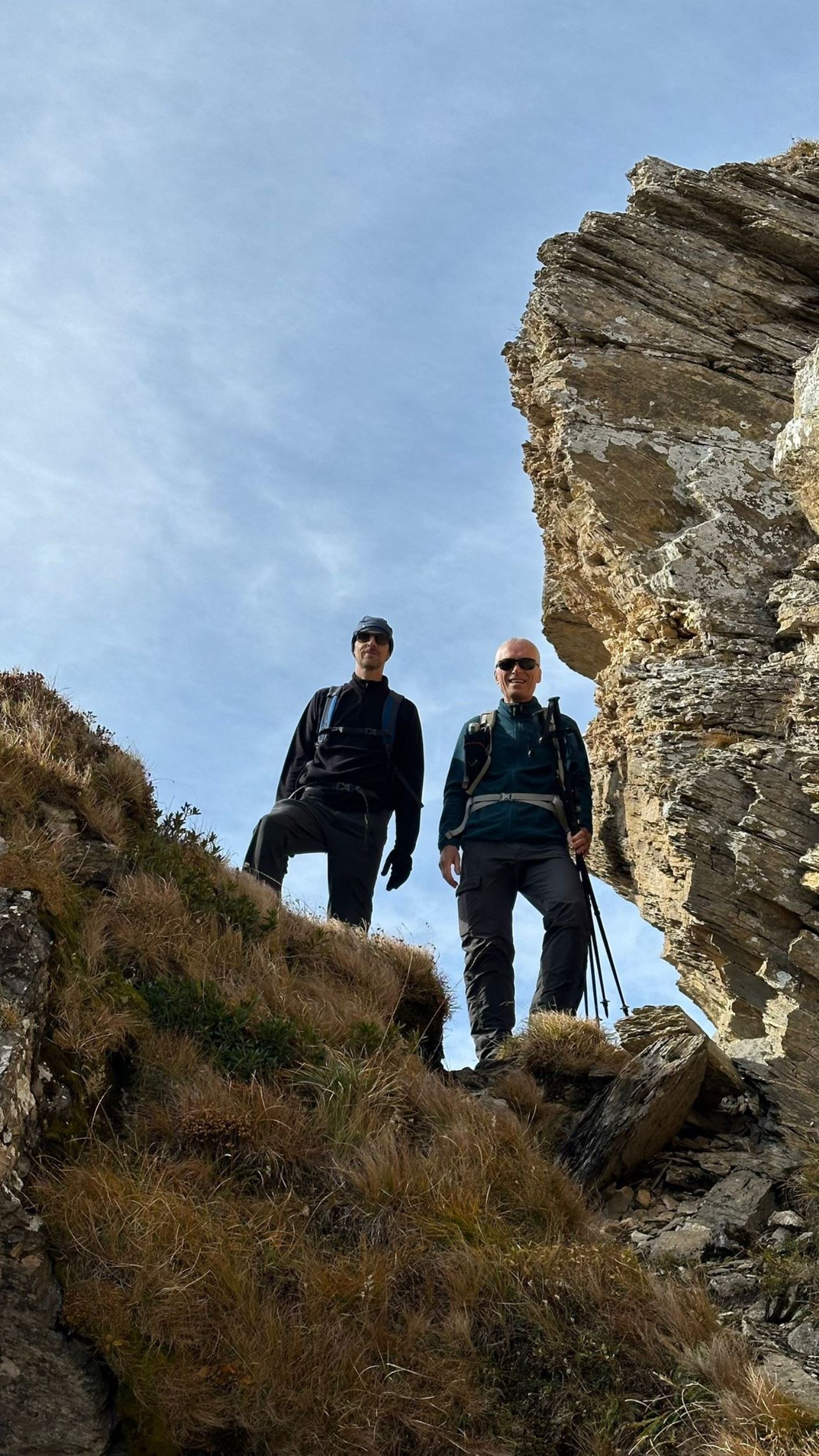 Bastien et Bruno au passage