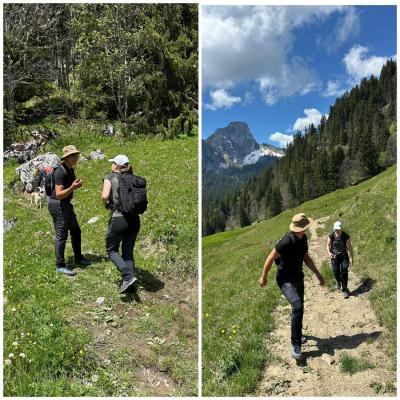 Marion et Bastien se sont mis à la rando