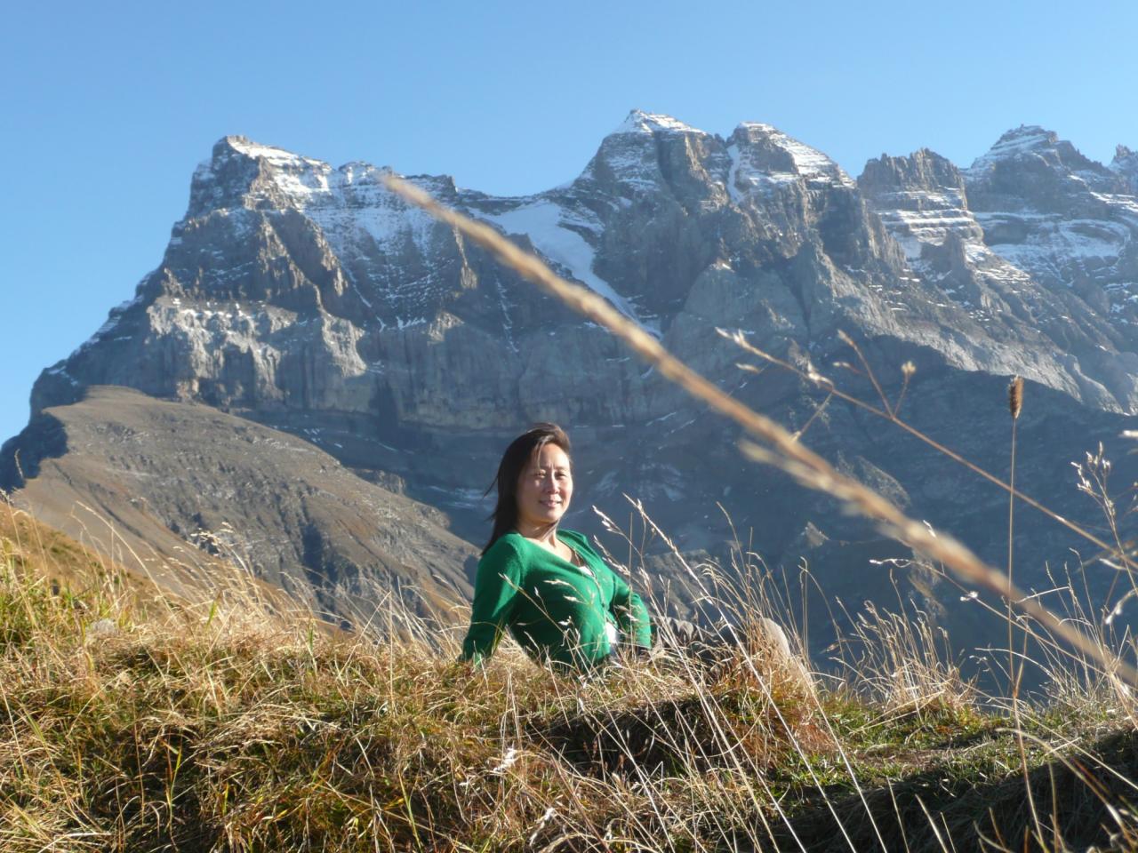 Tête de Chalin avec vue sur les Dents du Midi