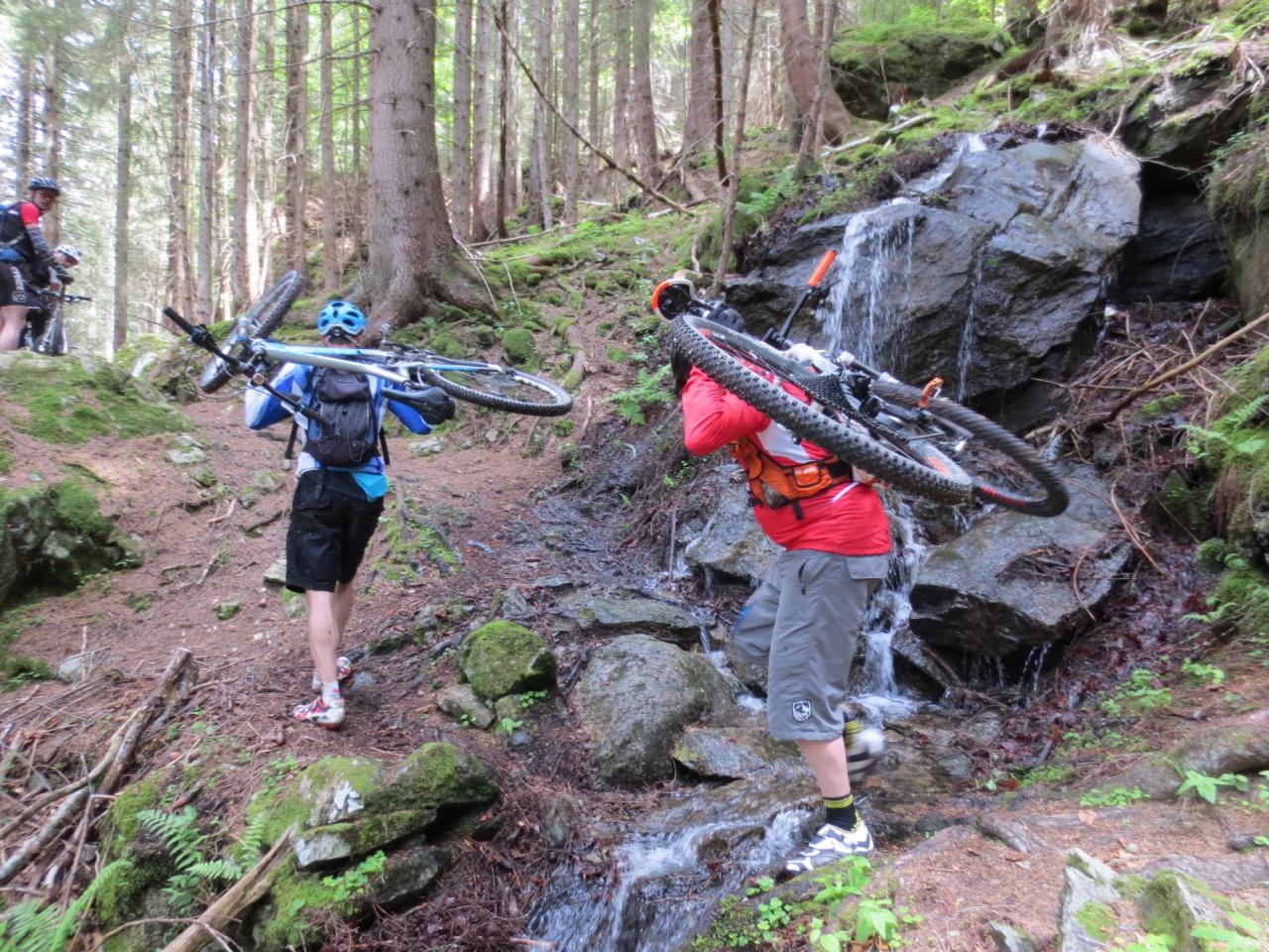 Ca c'est du VTT ! Cédric et Georges, entre Planajeur et Crettaz