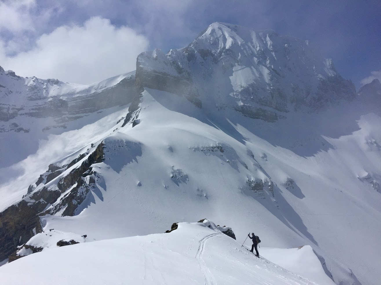 Dent de Barme depuis la Tête à Vincent