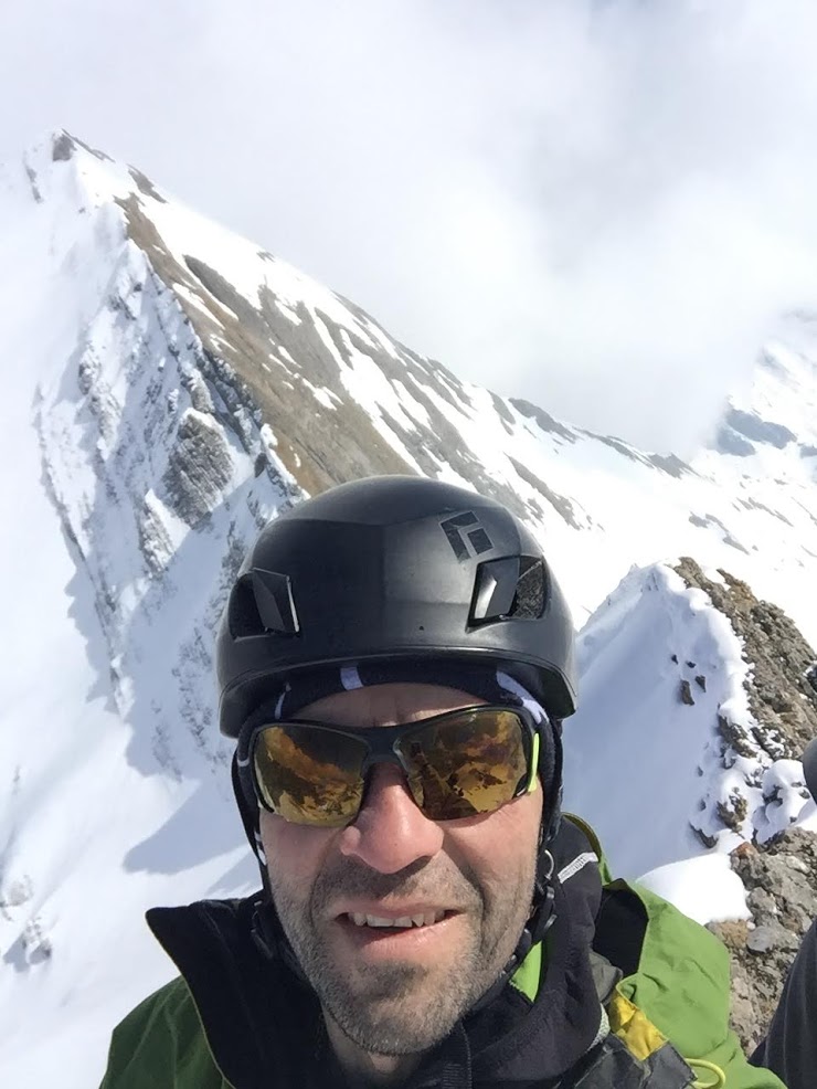 Patrick. Selfie devant la Dent de Bonavau.