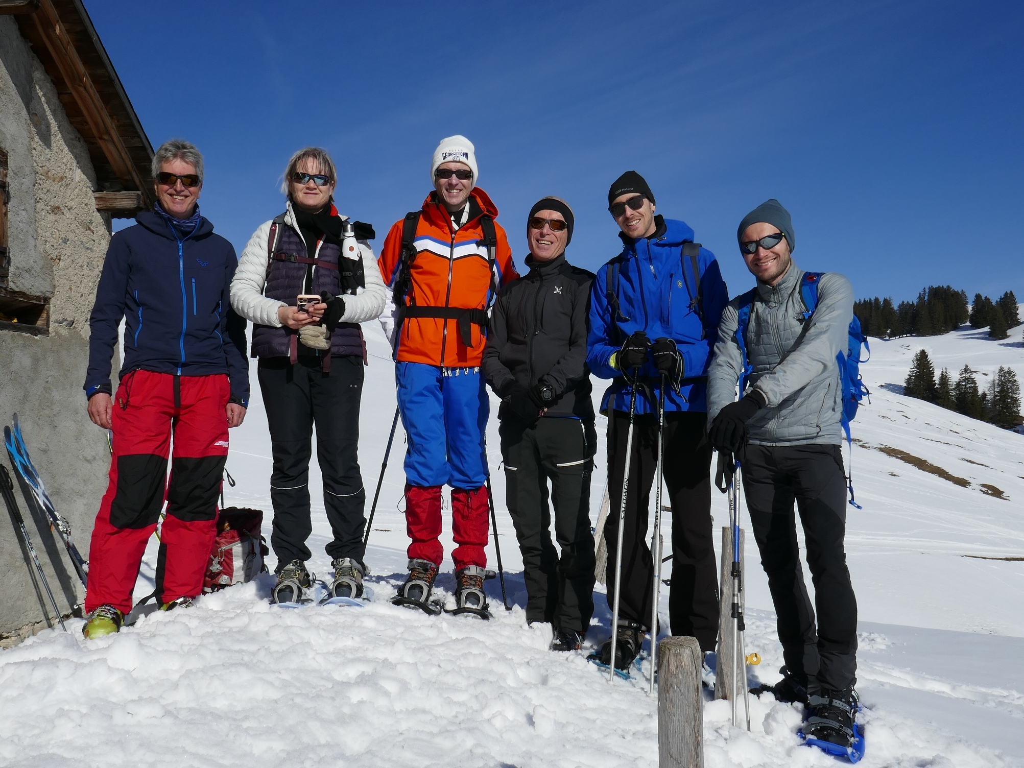 Claude, Sylvie, Christophe, Bruno, Bastien, Rémy