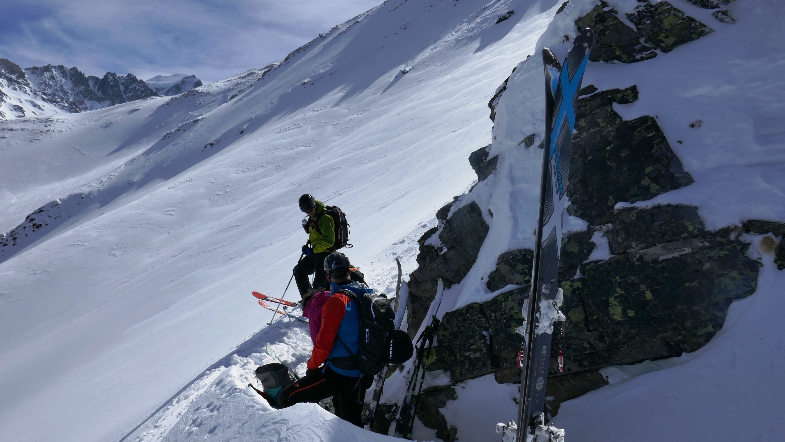 Fin de la Montée. Patrick au départ !