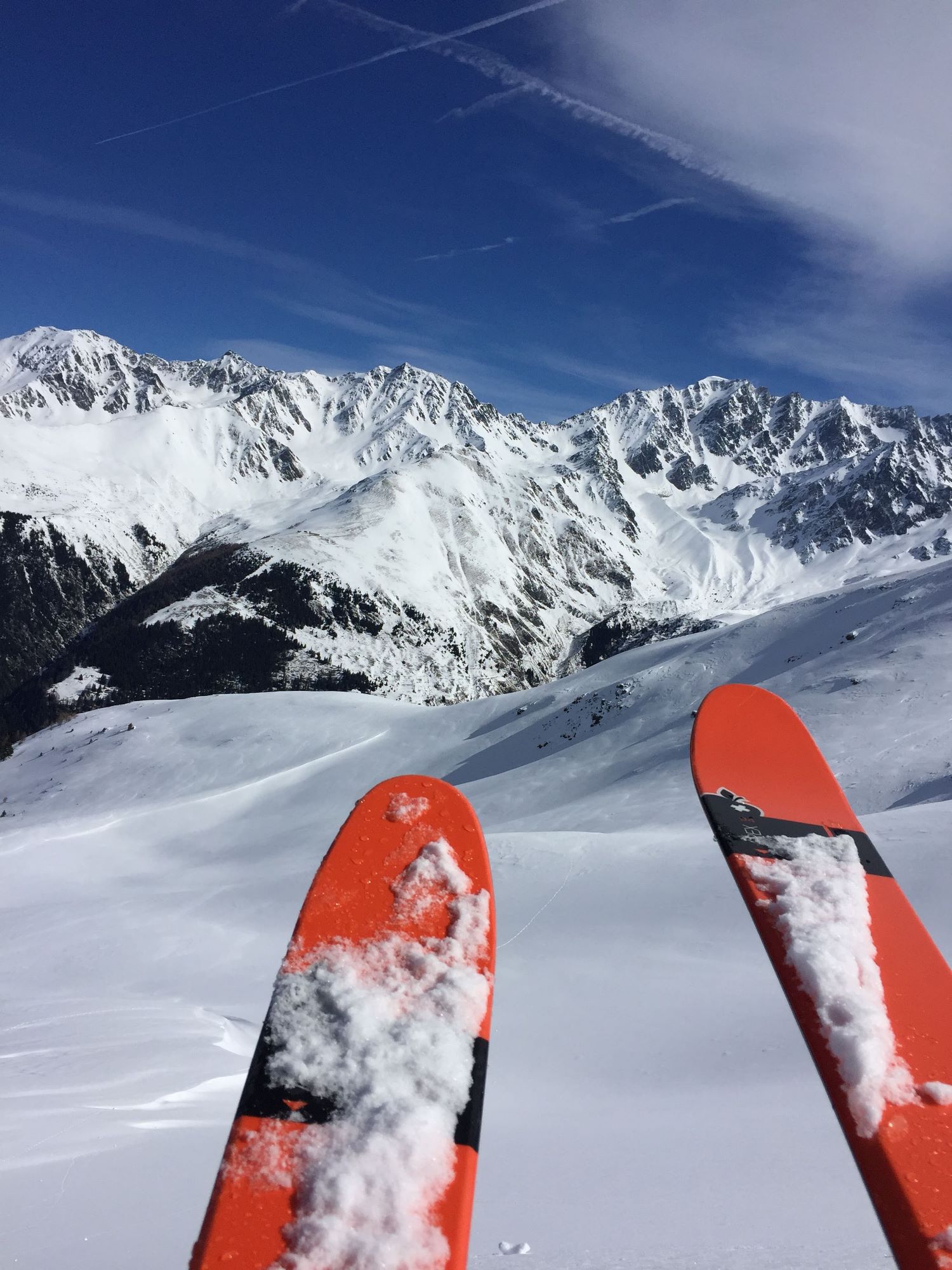 Massif des Combins (et les skis de Patrick !)