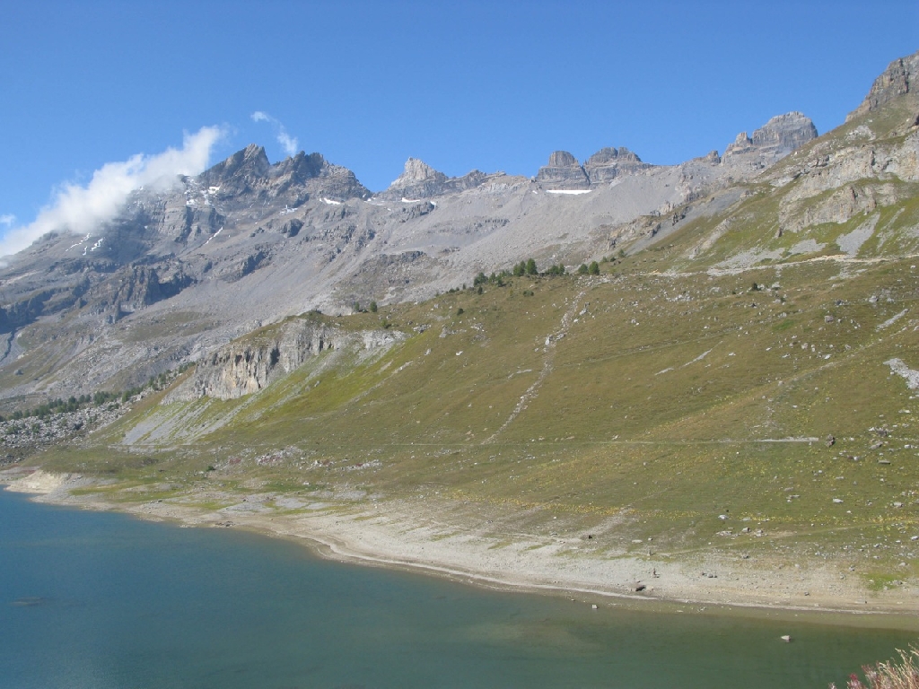 Lac de Salanfe et Dents du Midi