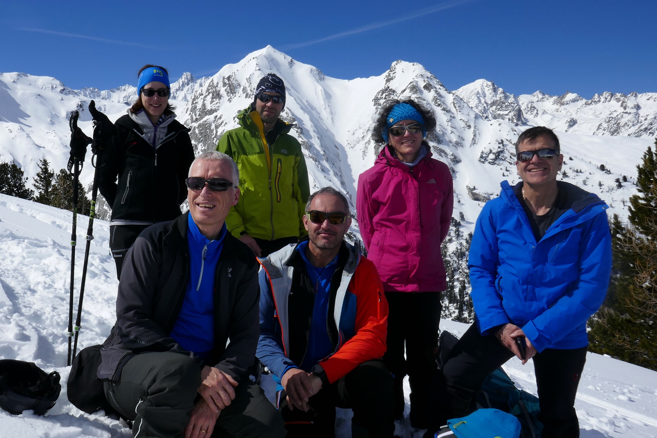 Martine, Patrick, Rachel, Manu, Bruno, Stéphane