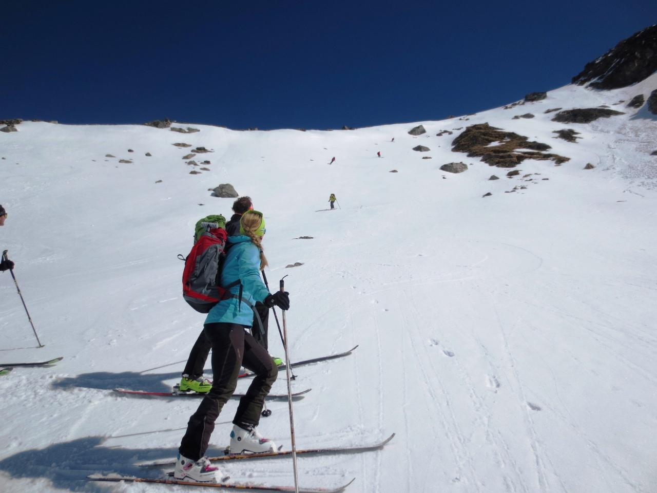 Descente sur la moquette de printemps