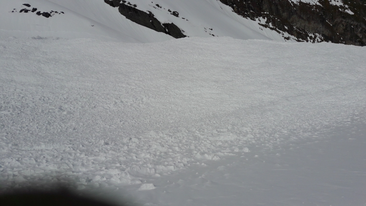 Avalanche col des Chamois