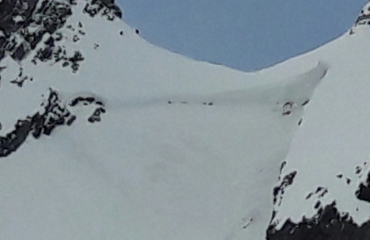 Cassure col des Chamois