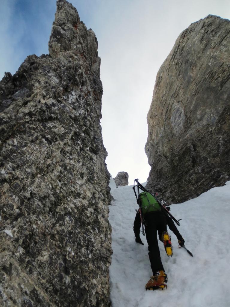 Frédéric, beau passage en montant aux Hautes Fenêtres