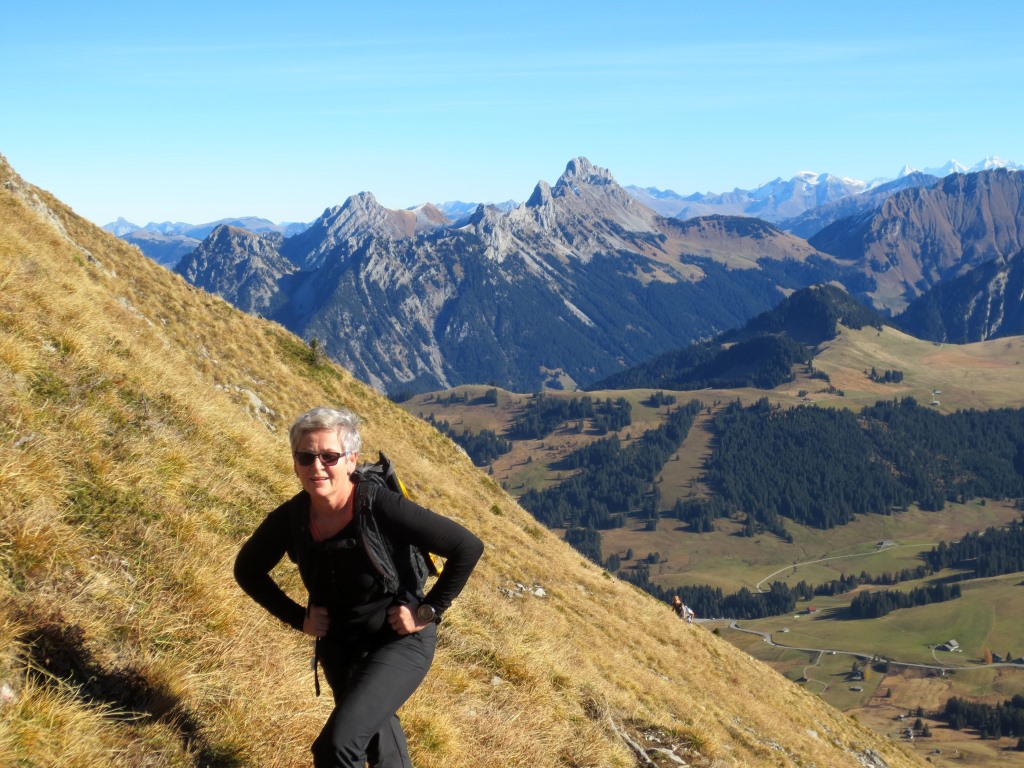 Christiane, Pra Cornet et massif de la Gummfluh