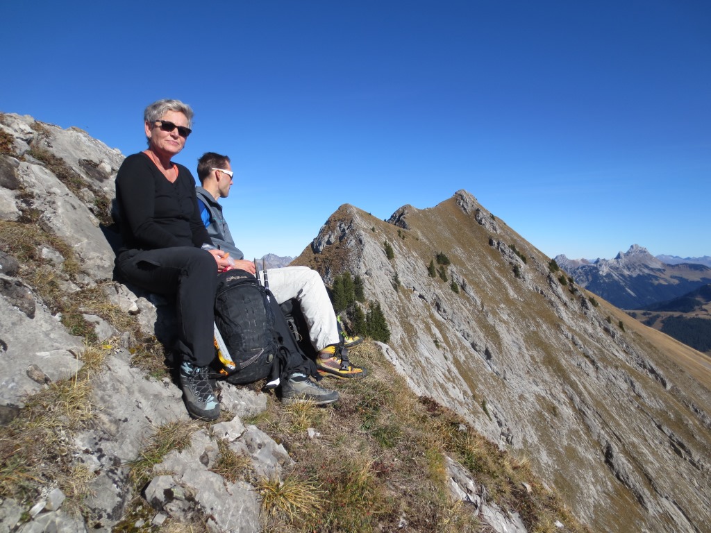 Christiane et Georges à la pause