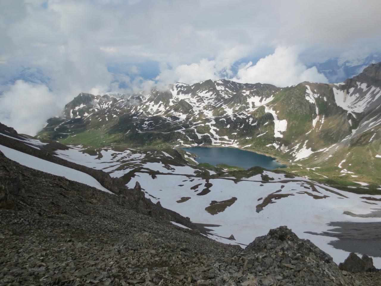 Lac de Fully depuis Le Basse