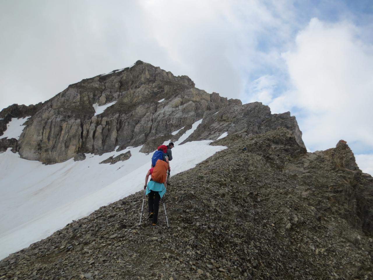 L'arête jusqu'aux Hautes Fenêtres