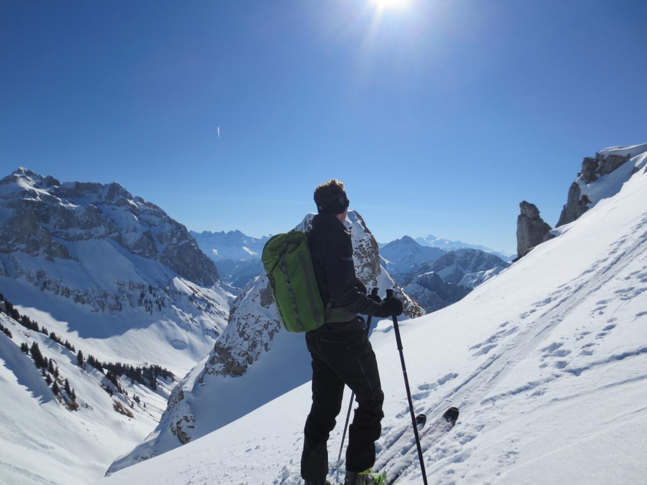 Cornettes de Bise, Dents du Midi, Mont Blanc