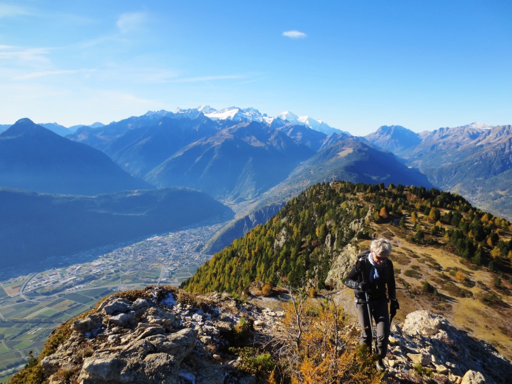 Chritiane, Plan de la Ména, Martigny, Mont Blanc ...