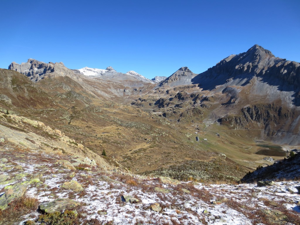 Dents de Morcles, Chavalard, lac inférieur de Fully